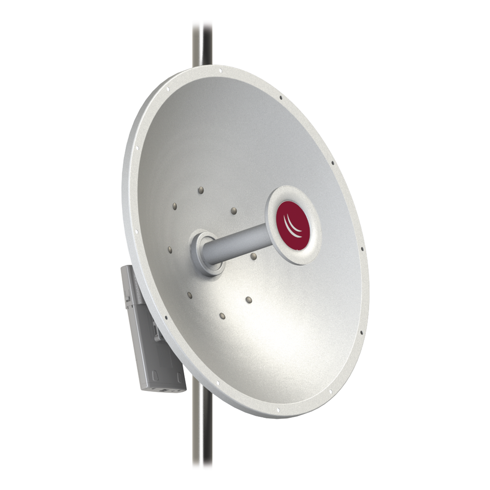 Antena Parabólica Direccional / 5 GHz / 30 dBi / Rango 4.7 - 5.875 GHz / Conector RP-SMA Hembra / Resistencia Viento 201 km/h (125 mph) MIKROTIK - Imagen 1