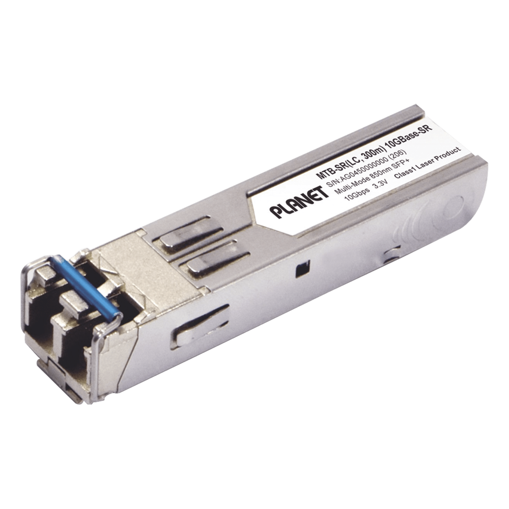 Transceptor mini-GBIC SFP+ 10G LC 1310nm Duplex para fibra monomodo 10 Km PLANET - Imagen 1