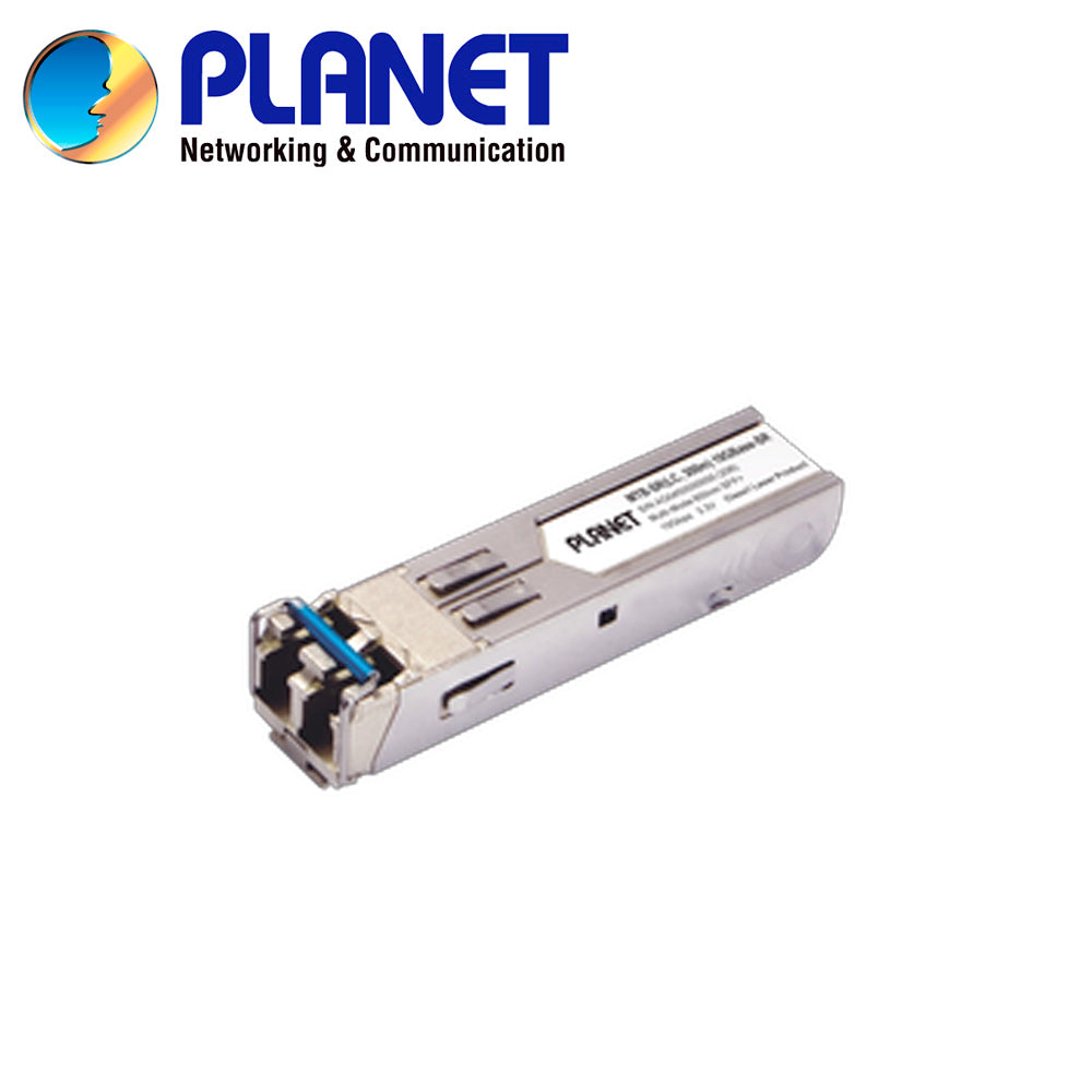Tranceptor Industrial mini-Gbic SFP+ 10G LC 850nm Para Fibra Multi Modo, Hasta 300 m PLANET - Imagen 1