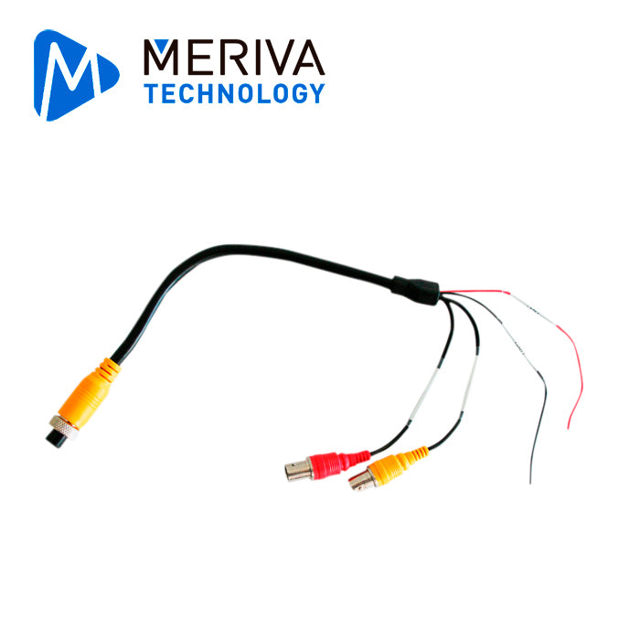CABLE CONVERTIDOR PARA CAMARAS AHD CON CONECTOR BNC A DIN DE AVIACION MERIVA TECHNOLOGY MODELO MVA-BNCDIN COMPATIBLE CON TODAS LAS SERIES DE GRABADORES (EXCEPTO MDC220 / MDC230 Y MDC240) STREAMAX - MERIVA - Imagen 2