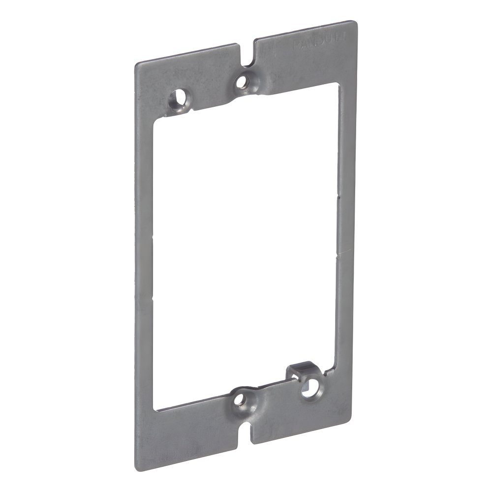 Adaptador de Placa de Pared / Una Salida / CRS Zincado / 2.38' x 4.19' x 0.32' / 7.8' x 4.2' x 0.32' PANDUIT - Imagen 2