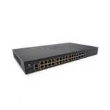 Switches PoECAMBIUM NETWORKSMX-EX2028PXB-USwitch Administrable Capa 3 28 Puertos Gigabit PoE+ 740W 4 SFP+ Cambium Networks MX - EX2028PXB - U - SILYMX