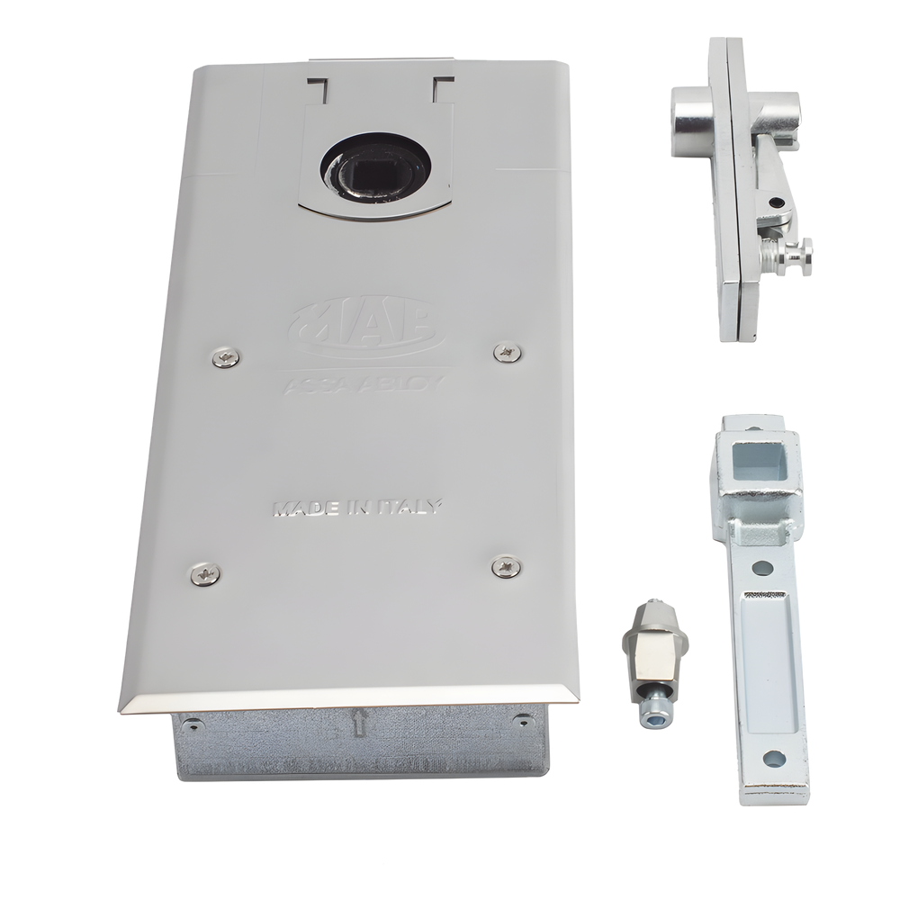Cierrapuertas de Piso / Puertas Doble Acción hasta 120 kg / Apertura 130° / Cierre Hidráulico Ajustable / Caja 40 mm / Certificado EN 1154 ASSA ABLOY - Imagen 4