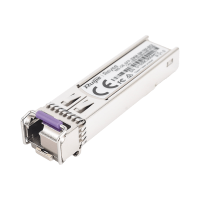 Transceptores de FibraRUIJIENIS-GE-SFP-20KM-SM1550-BIDITransceptor Industrial BIDI SFP 1G 20km Monomodo TX1550 RX1310 - 40 a 85°C Ruijie NIS - GE - SFP - 20KM - SM1550 - BIDI - SILYMX