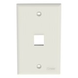Placa de Pared Vertical Salida Para 1 Puerto Keystone Color Blanco Mate PANDUIT - Imagen 1