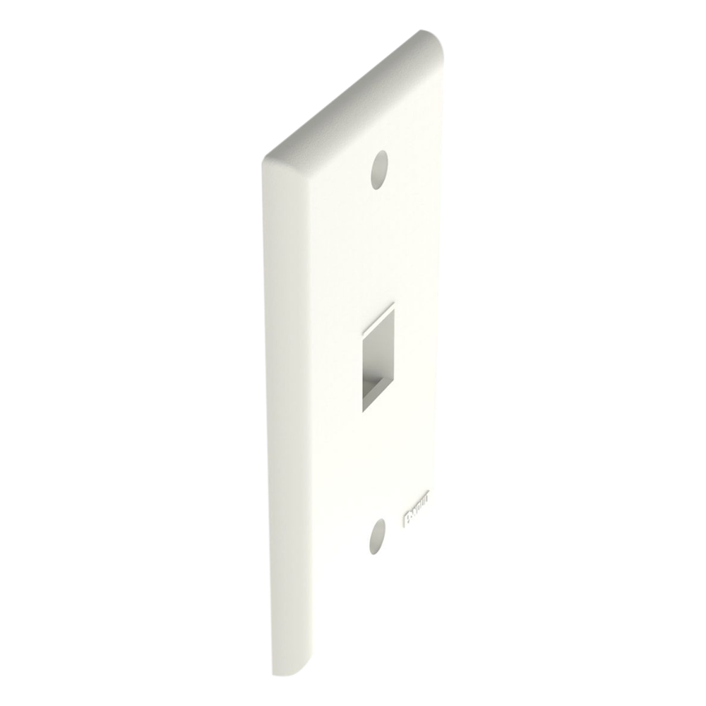 Placa de Pared 1 Puerto Keystone Vertical Blanco Mate Panduit NK1FNIW - Imagen 3