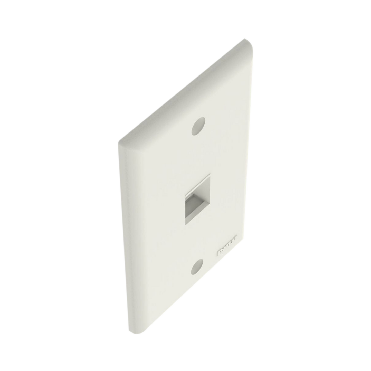 Placa de Pared Vertical Salida Para 1 Puerto Keystone Color Blanco Mate PANDUIT - Imagen 4