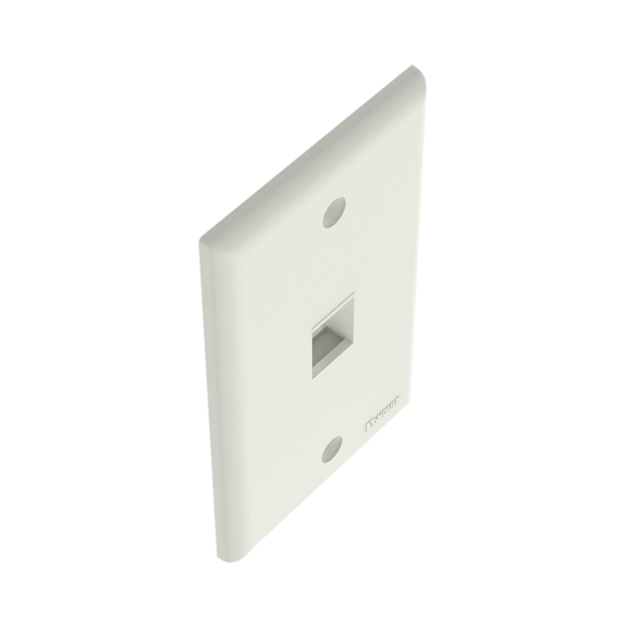 Placa de Pared Vertical Salida Para 1 Puerto Keystone Color Blanco Mate PANDUIT - Imagen 4