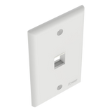 Placa de Pared Vertical, Salida Para 1 Puerto Keystone, Color Blanco PANDUIT - Imagen 4