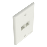 Placa De Pared Clasica 2 Puertos Modulo Keystone Color Blanco Mate PANDUIT - Imagen 4
