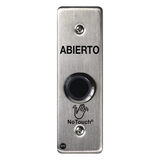 Botón de Salida NoTouch / Sensor IR / Acero Inoxidable 304 / Contacto Seco / LED Dual / Montaje Delgado 0.26" STI - Imagen 3
