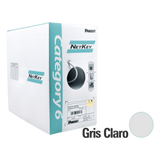 Bobina de Cable UTP de 305 Metros (1000 Pies) de Cobre, NetKey, Gris Claro, Categoría 6 (24 AWG), 1000Mbps, Riser (CMR), de 4 Pares PANDUIT - Imagen 2