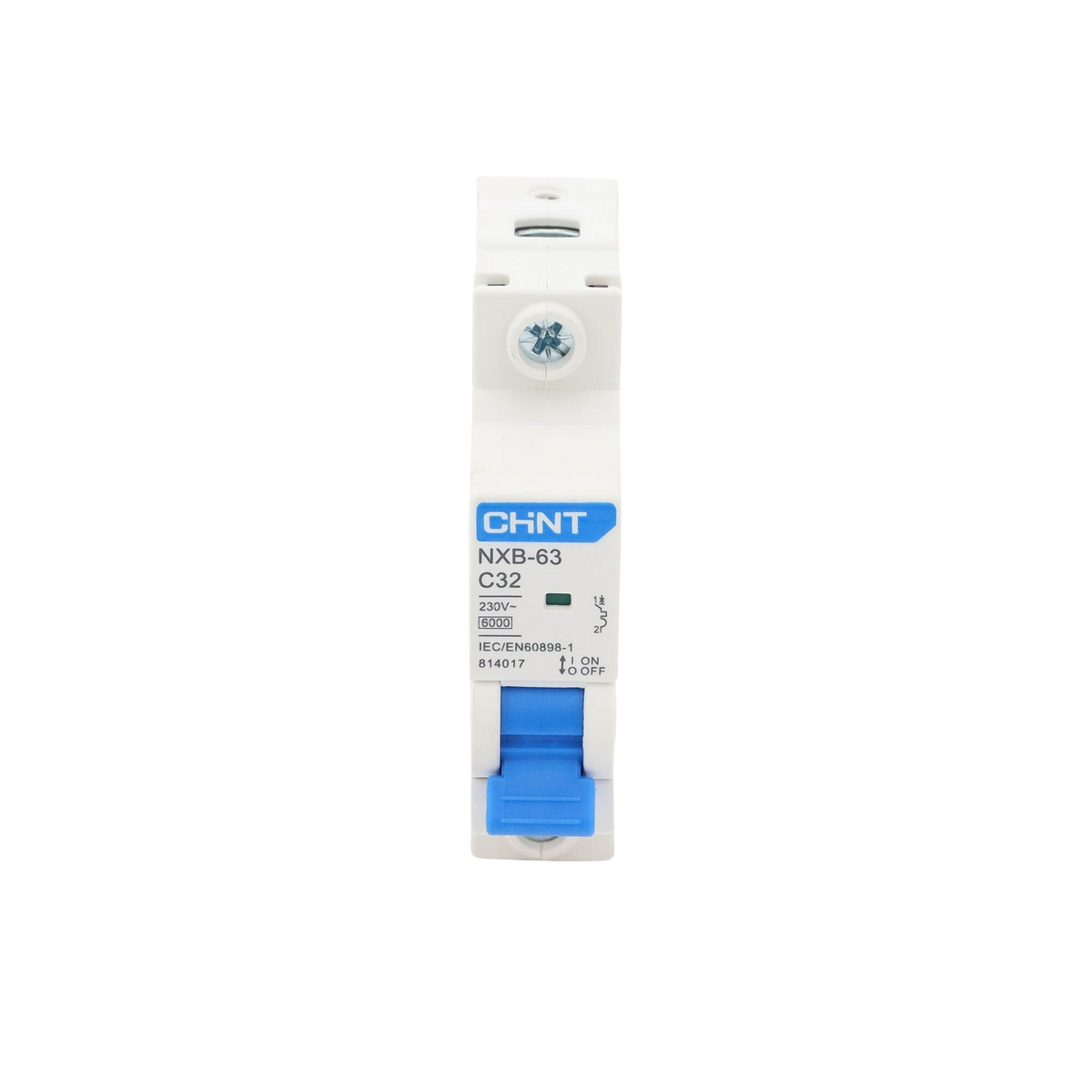 Pastilla para Riel Din, 1 Polo, 32 Amp, Vca:110/415v, 6kA, Catálogo: NXB631PC32, Serie: NXB-63 CHINT NXB631PC32 - Imagen 2