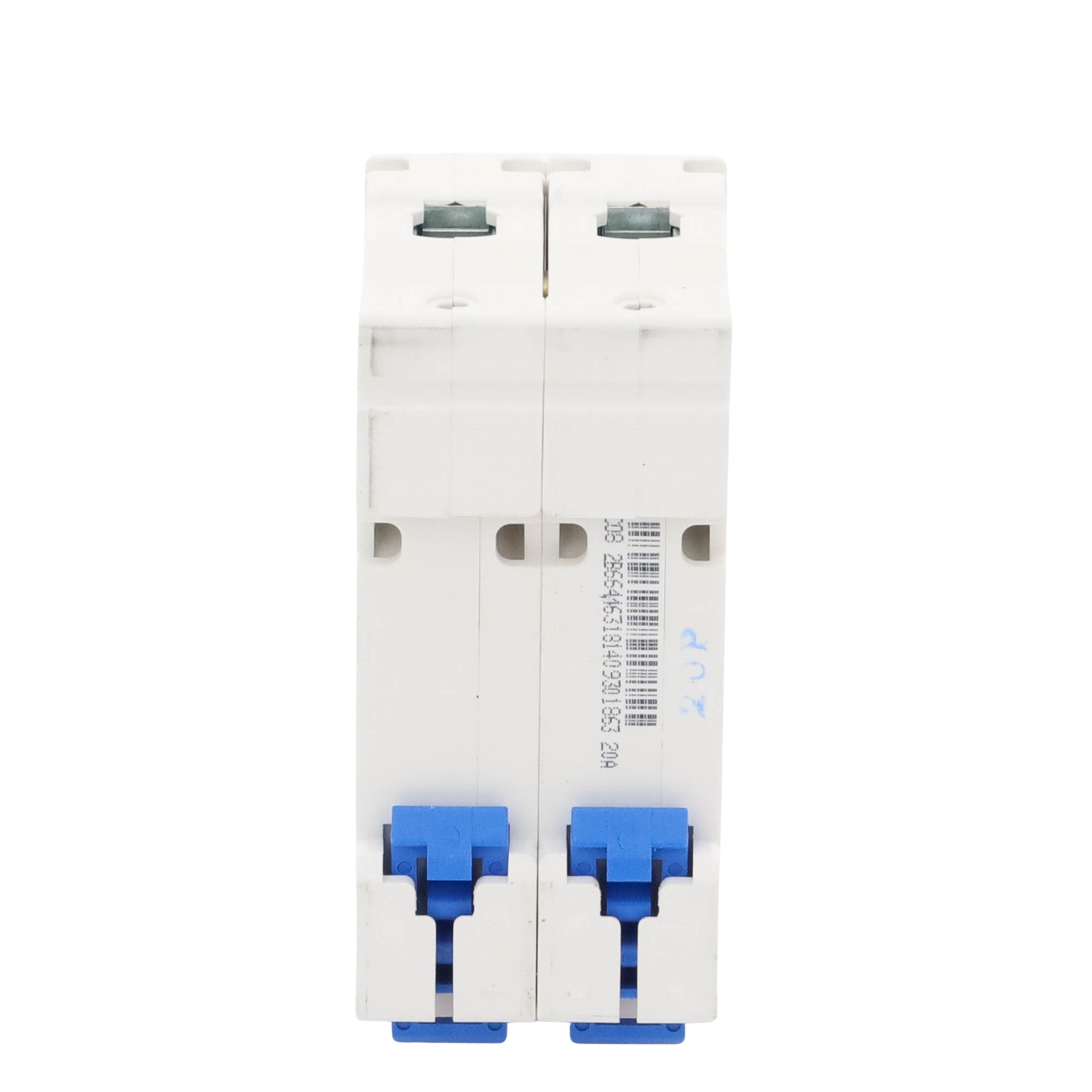 Pastilla para Riel Din, 2 Polos, 20 Amp, Vca:110/415v, 6kA, Catálogo: NXB632PC20. CHINT - Imagen 2