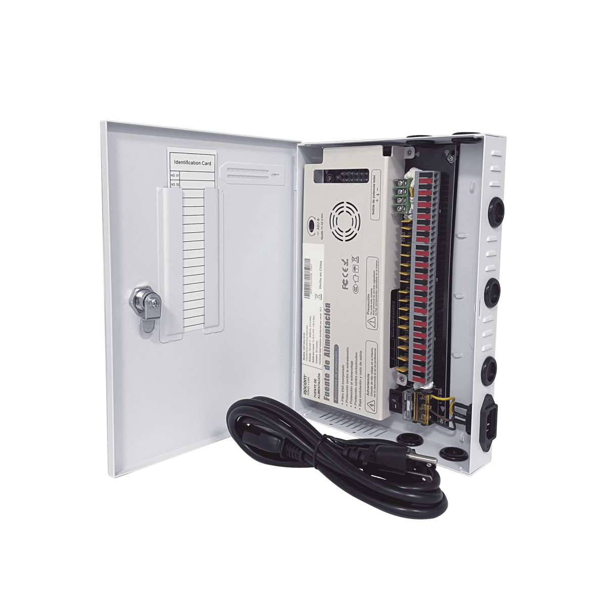 Fuentes de AlimentaciónEPCOM POWERLINENXP18DC30HDFuente de Poder PREMIUM 30A 18 Canales 11 - 15V Doble Ventilador Filtro Ruido EPCOM POWERLINE NXP18DC30HD - SILYMX