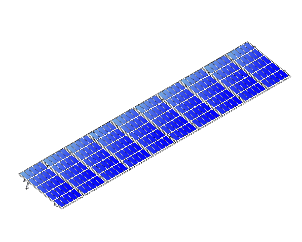 Montajes para Paneles SolaresALUMINEXTNXT-SM10I-20-1135-RKit Montaje 10 Paneles Solares Inclinación 10 - 20° Aluminio Reforzado Aluminext NXT - SM10I - 20 - 1135 - R - SILYMX