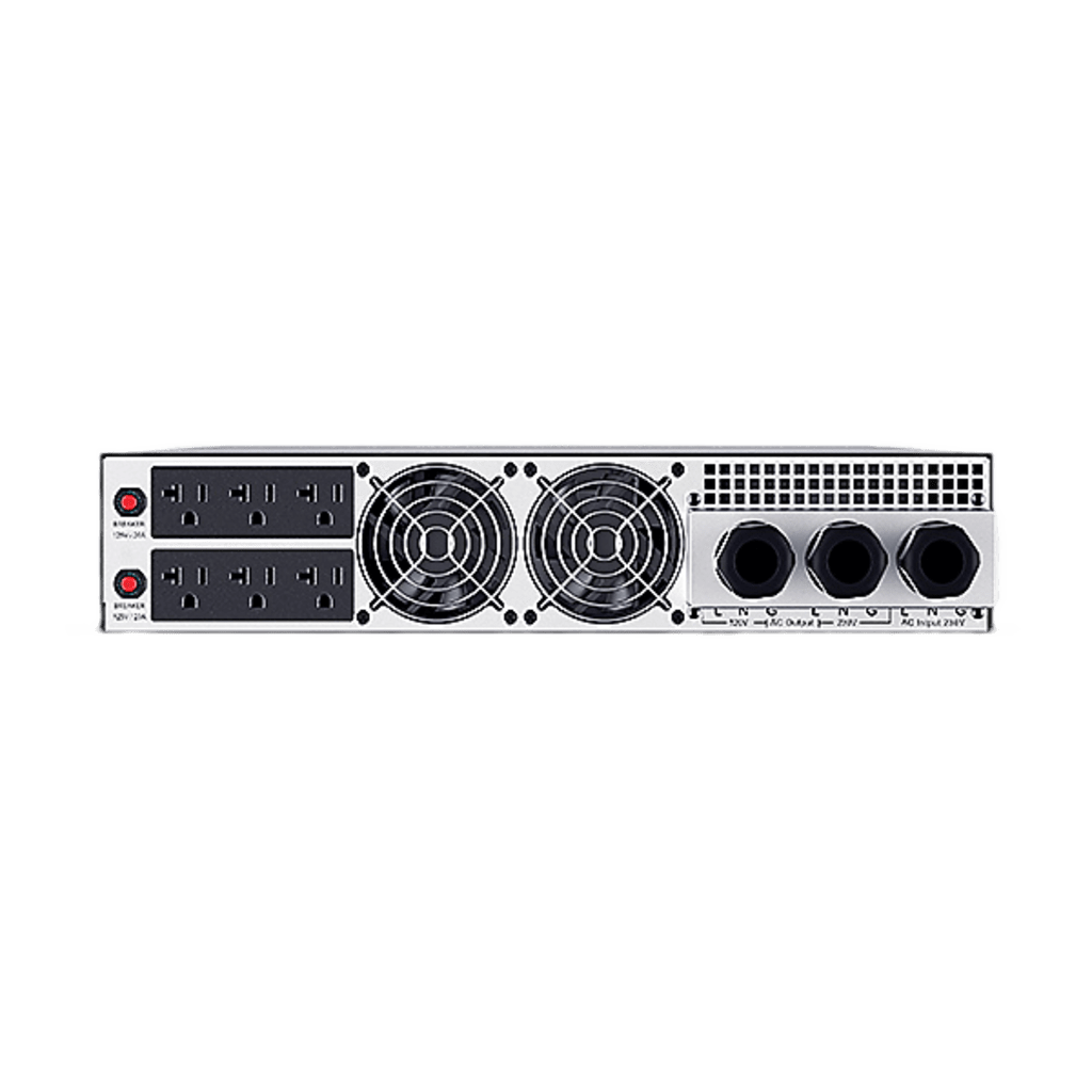 Transformador Reductor de 208 Vca a 120 Vca, Con entrada Hardwire con Cable de Uso Rudo y 6 Salidas NEMA 5-20R, Recomendado para UPS modelo OLS10KERT5UNEMA CYBERPOWER - Imagen 2