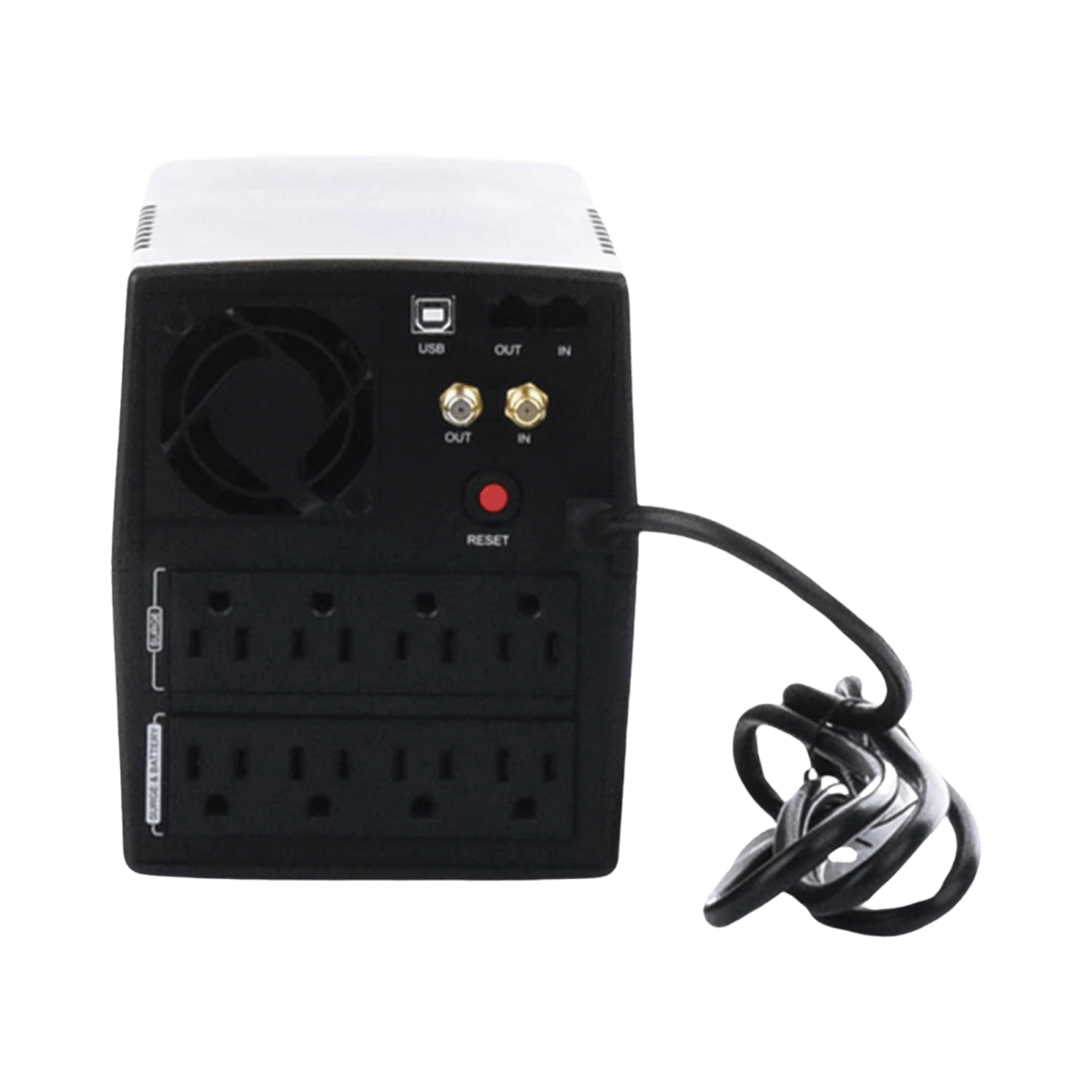 No break UPSCYBERPOWEROM1500ATLCDAUPS 1500 VA 900W Linea Interactiva AVR 8 Salidas NEMA 5 - 15R CyberPower OM1500ATLCDA - SILYMX