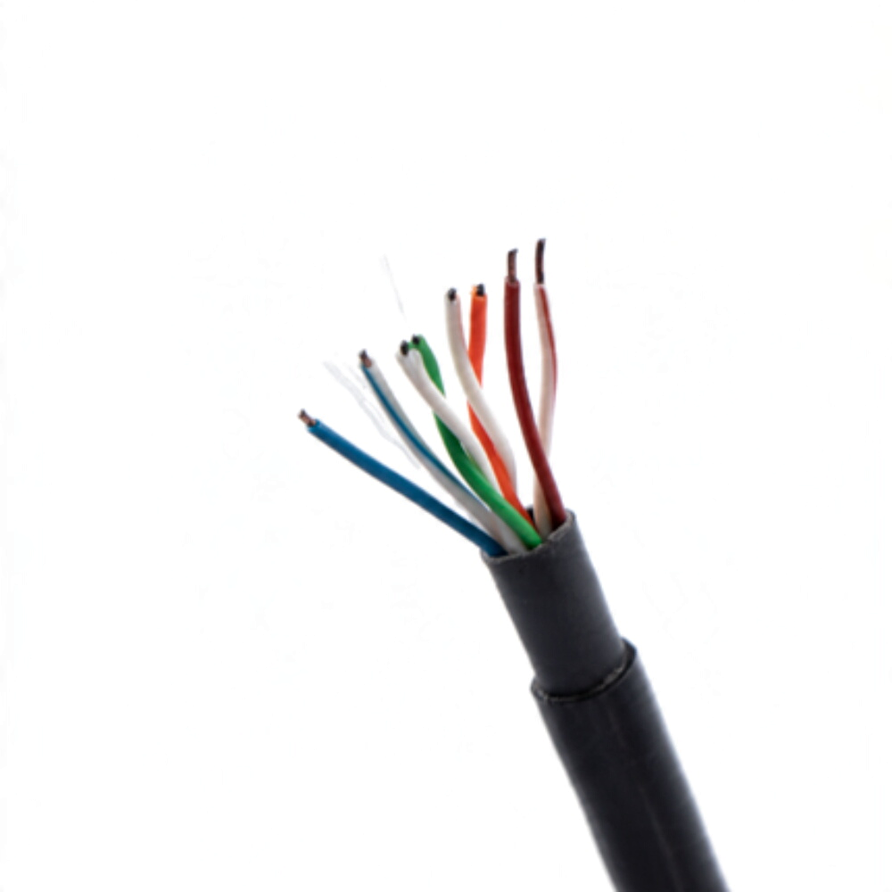 Bobina Cable UTP Cat5e Exterior 305m (1001ft) 4 Pares 24 AWG Cobre Doble Forro Negro SAXXON OUTPCAT5ECOPEXT - Imagen 2