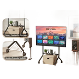 Soporte Móvil para Pantalla / 65" a 90" / Carga 90.9 kg (200 lbs) / VESA 200x200 a 800x500 / Altura Ajustable 1110-1560 mm (43.7"-61.4") / Ruedas 360° NB-EPCOM - Imagen 2