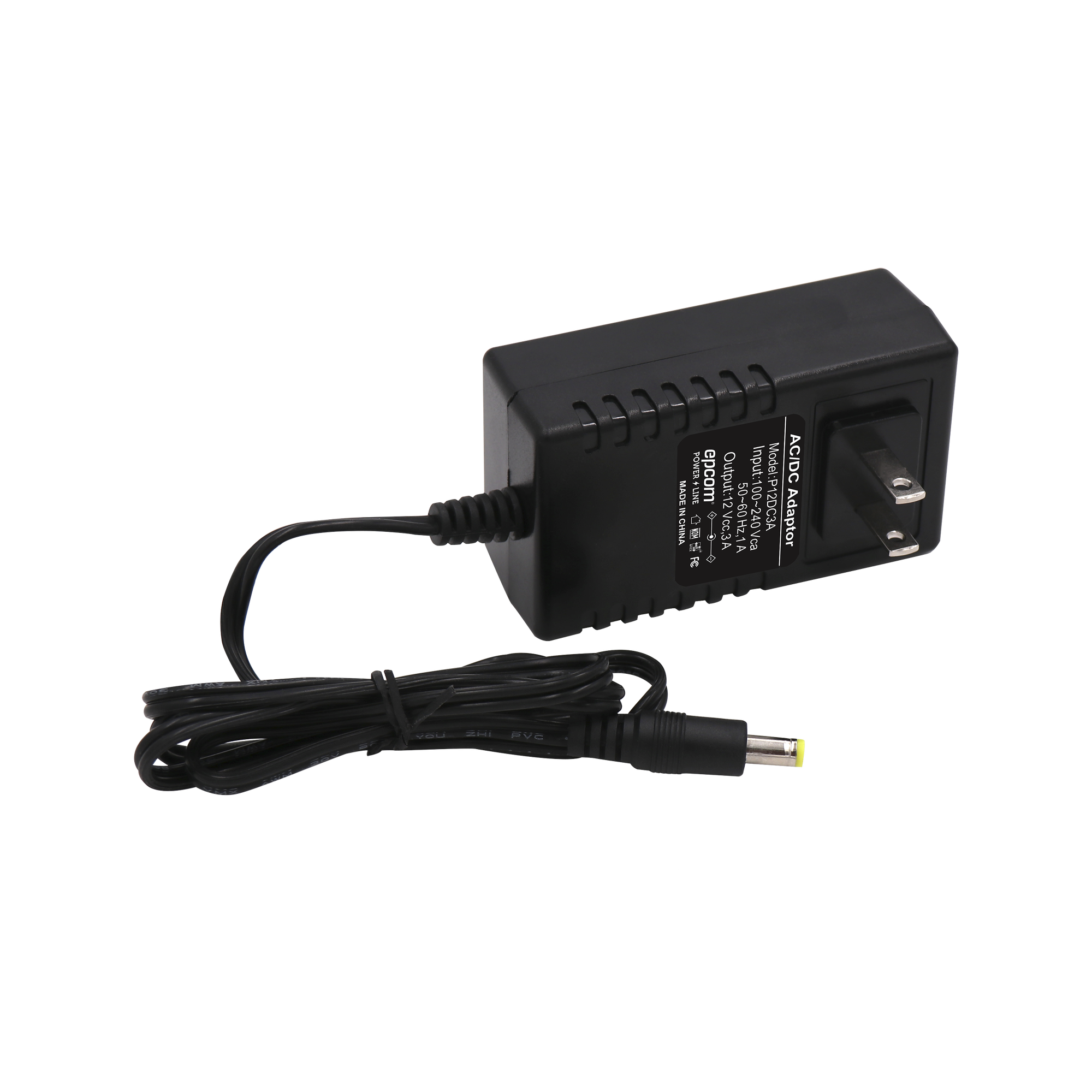 Fuente de Poder de 12 VCD Regulada 3 Amperes Voltaje de Entrada de 100 - 240 VCA P12DC3A EPCOM POWERLINE - Imagen 1