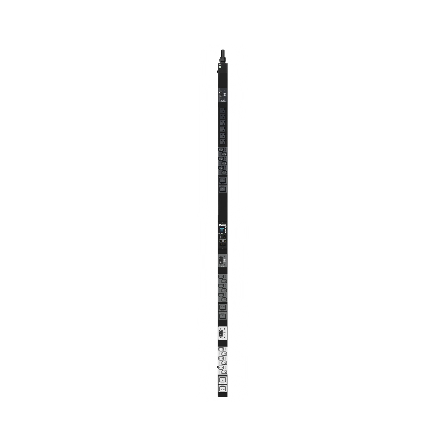PDU G6 Monitoreable (MI) para Distribución de Energía, Enchufe de Entrada NEMA L21-30P, Con 18 Salidas C13, 6 x C19, y 6 x 5-20R, de Instalación Vertical, 208 Vca, 30 Amp PANDUIT - Imagen 2