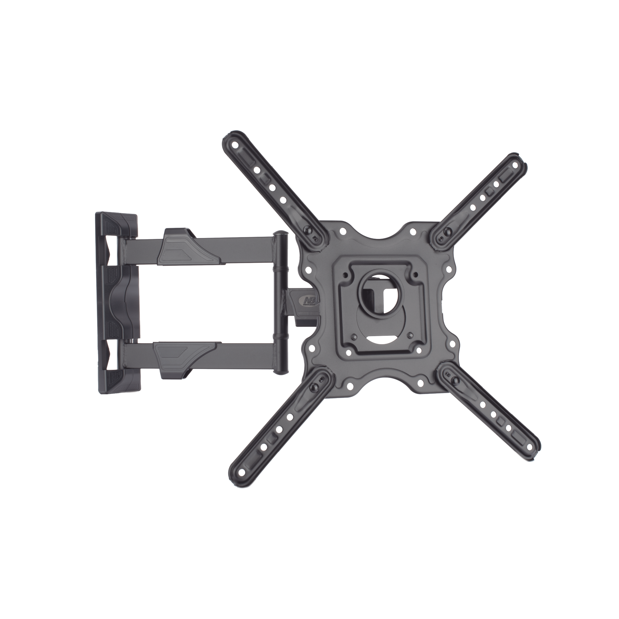 Soporte de Pared Articulado / Pantallas 32" a 55" / VESA 100x100 a 400x400 mm / Carga 27.2 kg (60 lbs) / Extensión 5 a 40 cm / Giro 180° / Inclinación +8° a -5° NB-EPCOM - Imagen 1