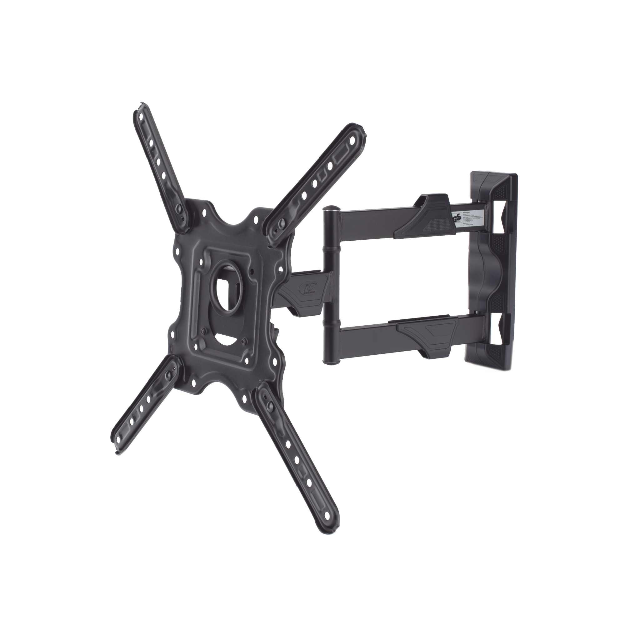 Soporte de Pared Articulado / Pantallas 32" a 55" / VESA 100x100 a 400x400 mm / Carga 27.2 kg (60 lbs) / Extensión 5 a 40 cm / Giro 180° / Inclinación +8° a -5° NB-EPCOM - Imagen 4