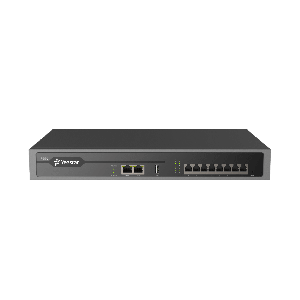 Conmutador IP PBX Enterprise / 50 Extensiones / 25 Llamadas Simultáneas / Hasta 8 Puertos FXO/FXS / Call Center Integrado / Omnicanal WhatsApp, Facebook y SMS / Transcripción y Resumen IA / Linkus UC YEASTAR - Imagen 1