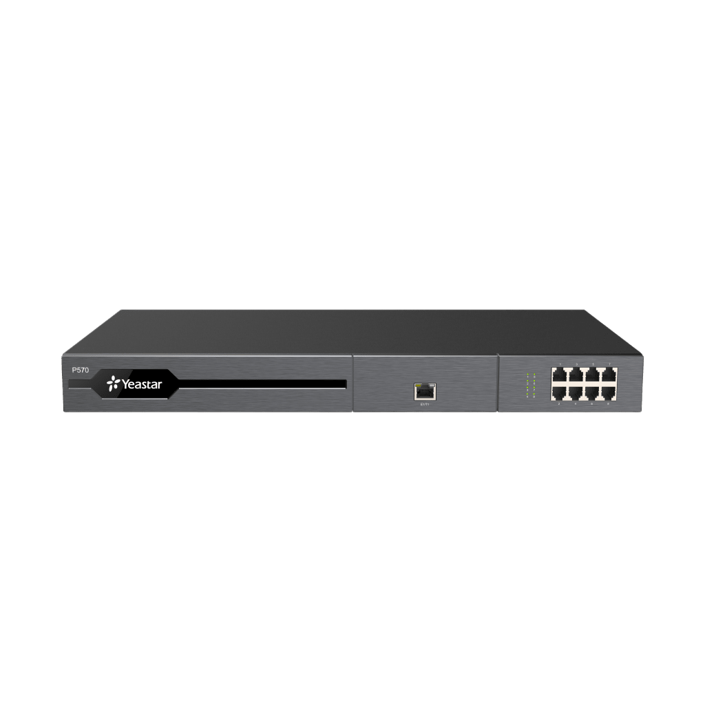 Conmutador IP PBX Enterprise Modular / 300 Extensiones Expansible a 500 / 60 Llamadas Simultáneas Expansible a 120 / Hasta 2 Puertos E1/PRI / Hot Standby / 16 Puertos FXO/FXS / Call Center y Omnicanal IA YEASTAR - Imagen 1