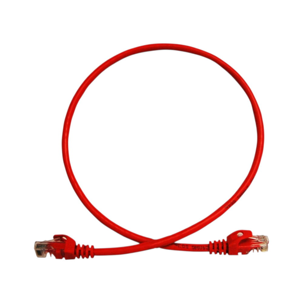 PATCHCORD UTP ENSON P6006R CAT6 60CM ROJO SERIE EPRO 100-II 100 POR CIENTO COBRE PARA MEJOR IDENTIFICACION DE SOLUCIONES EN RACKS Y GABINETES - Imagen 2
