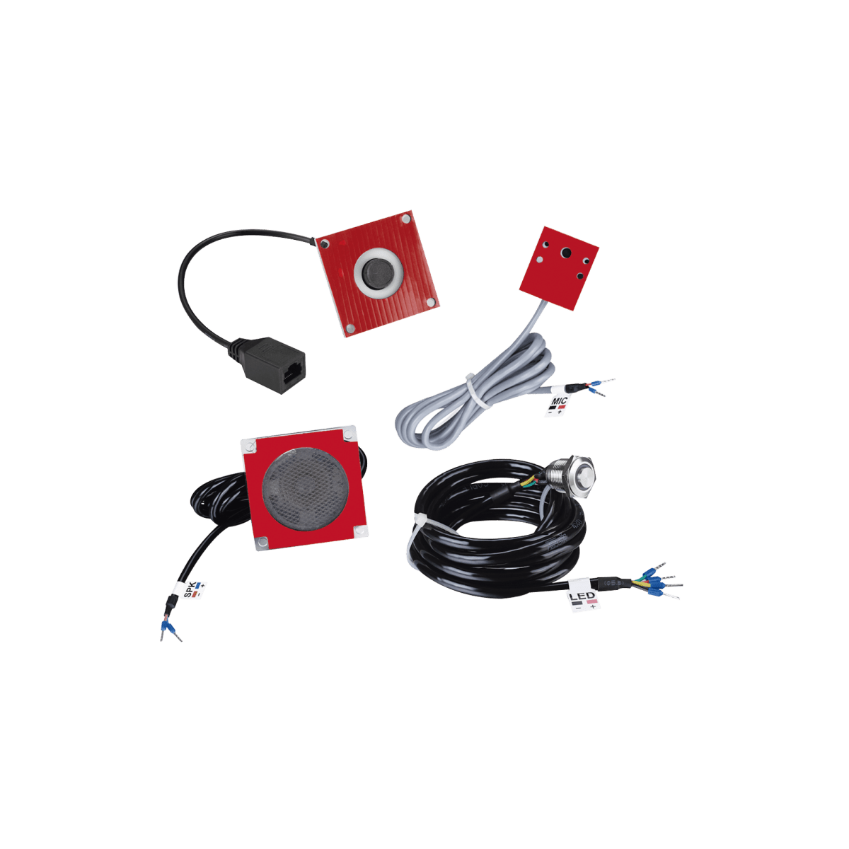 VoIP Telefonia IP VideoconferenciaFANVILPA2FKITKit de Accesorios para Intercomunicador PA2F Camara Microfono Parlante Boton Fanvil PA2FKIT - SILYMX