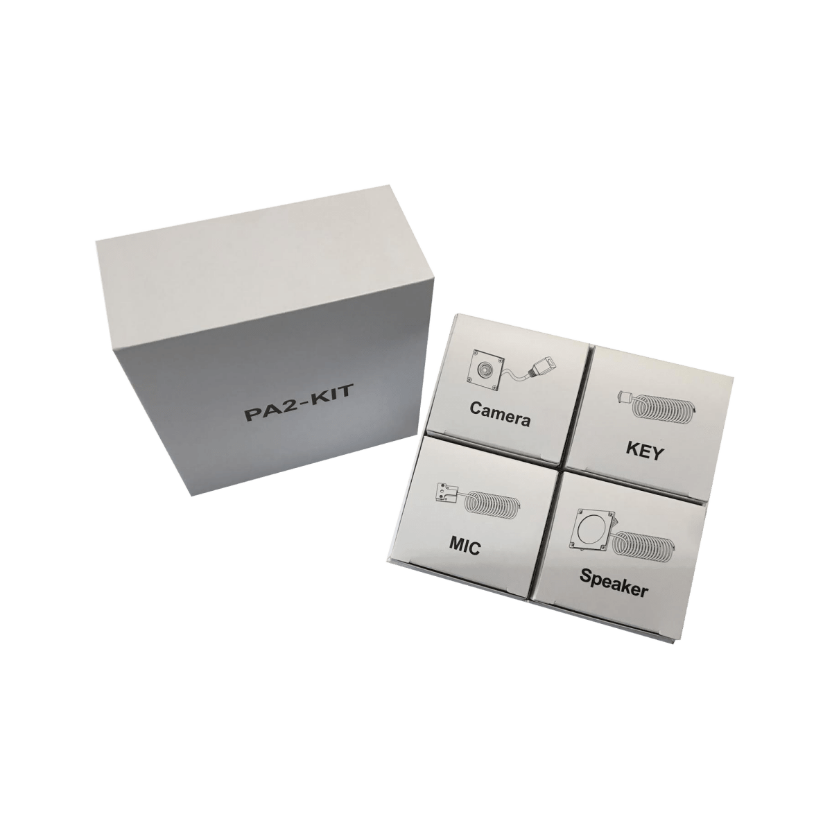 VoIP Telefonia IP VideoconferenciaFANVILPA2FKITKit de Accesorios para Intercomunicador PA2F Camara Microfono Parlante Boton Fanvil PA2FKIT - SILYMX