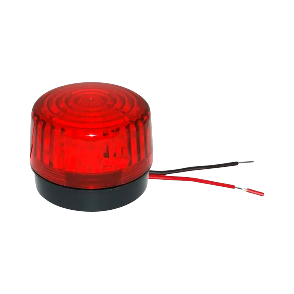 ESTROBO COLOR ROJO PAAMON PAM-LED2 ULTRA POTENTE CON LEDS INDIVIDUALES/ ALAMBRICO/ MATERIAL ABS DE ALTO IMPACTO/ DESTELLO 90XMIN / USO EN INTERIOR Y EXTERIOR / COMPATIBLE CON TODOS LOS SISTEMAS DE ALARMA - Imagen 3