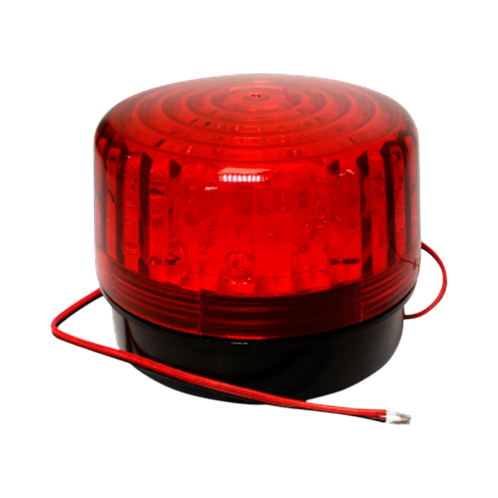 ESTROBO COLOR ROJO PAAMON PAM-LED2 ULTRA POTENTE CON LEDS INDIVIDUALES/ ALAMBRICO/ MATERIAL ABS DE ALTO IMPACTO/ DESTELLO 90XMIN / USO EN INTERIOR Y EXTERIOR / COMPATIBLE CON TODOS LOS SISTEMAS DE ALARMA - Imagen 4