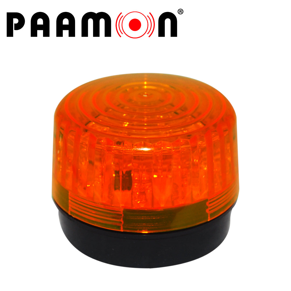 Estrobo Ambar LED Alambrico 90 Destellos por Minuto ABS Interior y Exterior PAAMON PAM-LED3 - Imagen 1