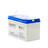 Acumulador EPCOM 12V, 100Ah Tecnología VRLA AGM Ciclo Profundo para Aplicaciones Fotovoltaicas terminales tipo M6 ( HEX ) EPCOM POWERLINE - Imagen 1