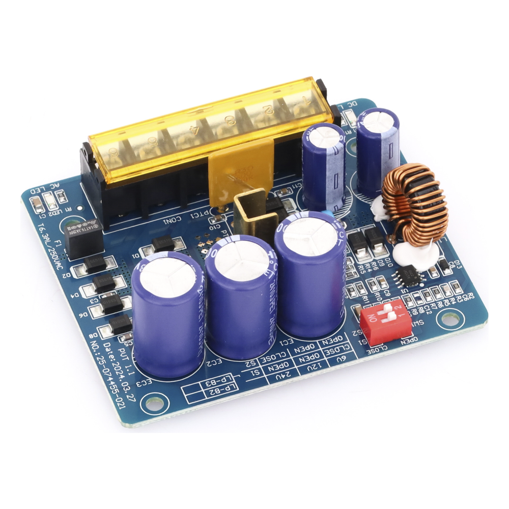 Fuente de Poder Tipo Tarjeta Salida Seleccionable 6/12/24 Vcc 4 A Terminales Tornillo EPCOM POWERLINE PL-B3 - Imagen 4