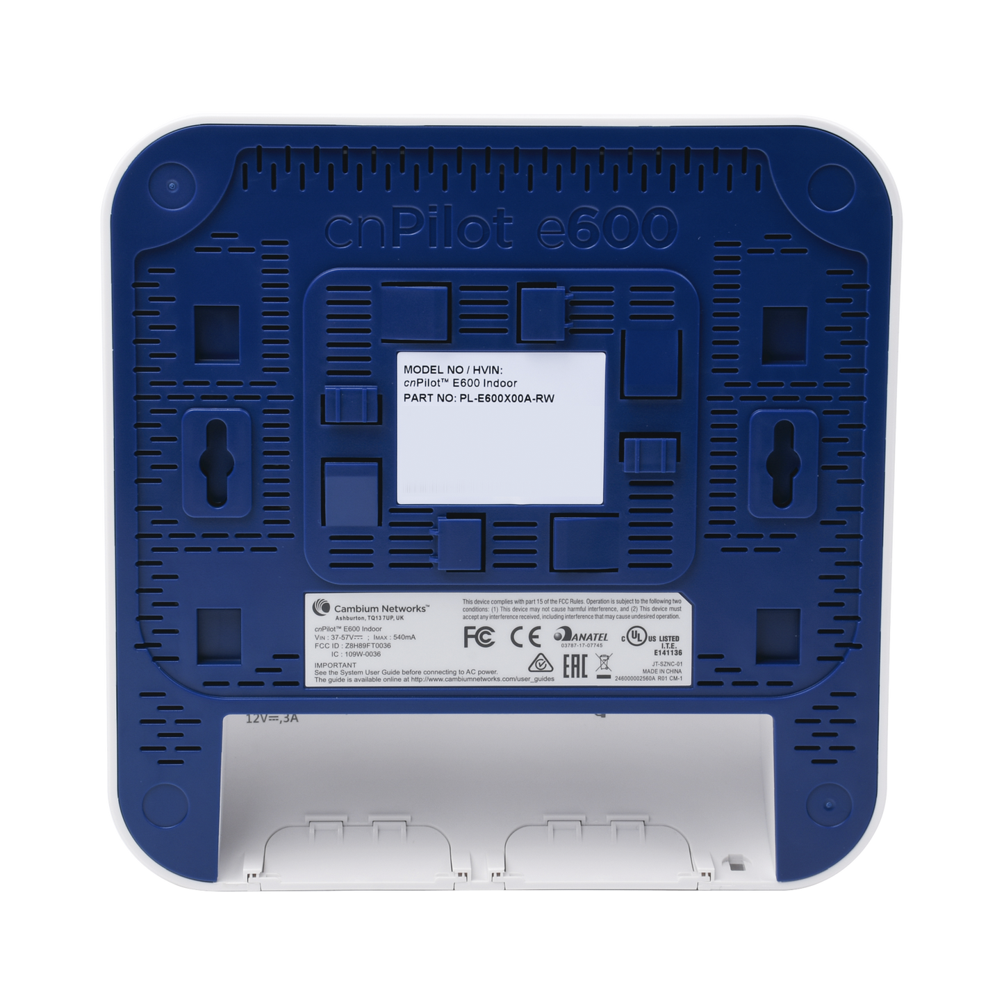 Access Point WiFi cnPilot e600 Indoor para alta cobertura y densidad de usuarios, Doble Banda, Wave 2, MU-MIMO 4X4, antena Beamforming Omnidireccional, hasta 512 clientes CAMBIUM NETWORKS - Imagen 2