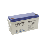 BateriasEPCOM POWERLINEPL150D12V2Batería Solar 12V 150Ah AGM - VRLA Ciclo Profundo UL Terminales T5 EPCOM POWERLINE PL150D12V2 - SILYMX