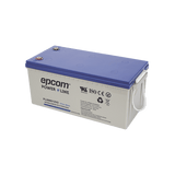 BateriasEPCOM POWERLINEPL200D12V2Batería Solar 12V 200Ah AGM - VRLA Ciclo Profundo UL Terminales T5 EPCOM POWERLINE PL200D12V2 - SILYMX