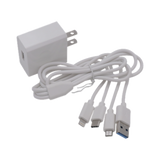 Cargador de pared de 5 Vcd 2A / Multi-puertos / USB-C, Micro USB, Lightning EPCOM POWERLINE - Imagen 1