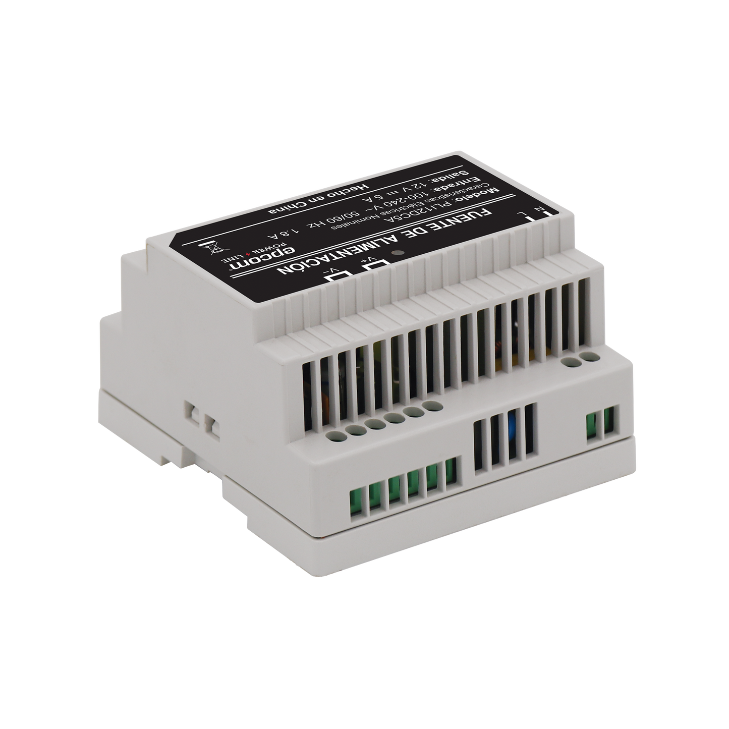 Fuente Industrial Epcom Power Line 12 Vcd 5Amperes EPCOM POWERLINE - Imagen 2