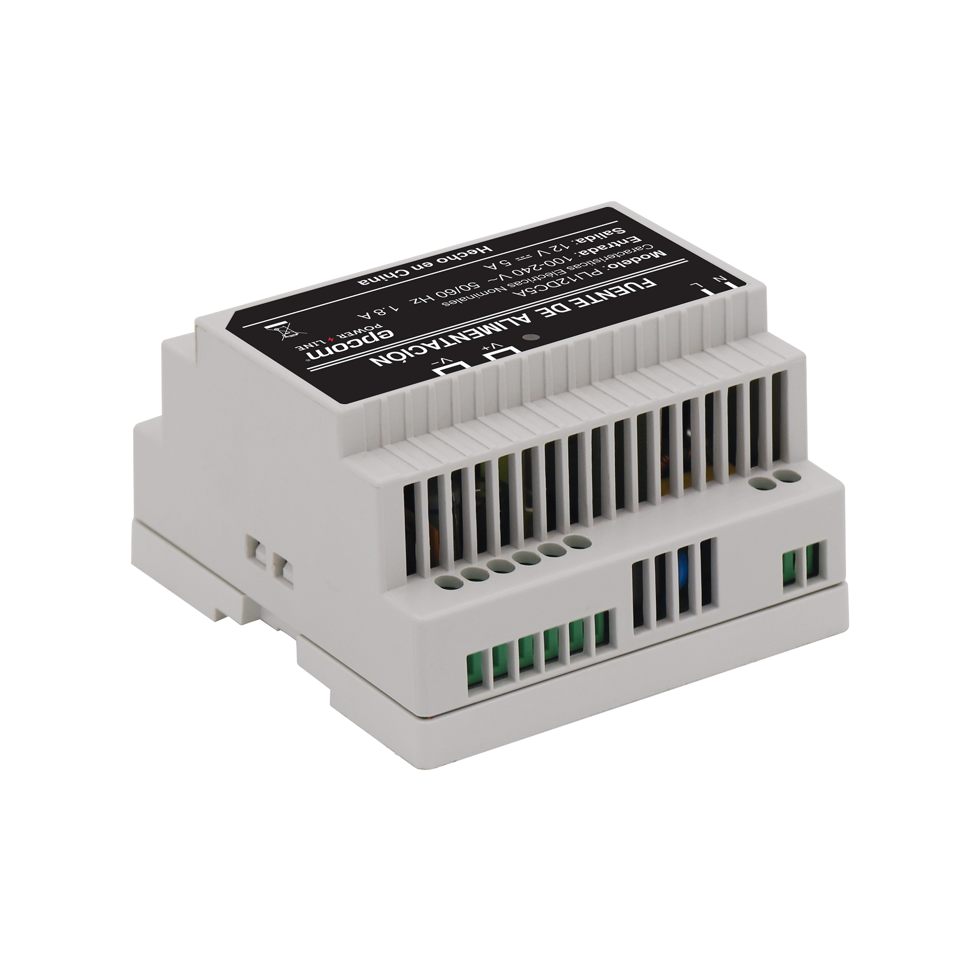 Fuente Industrial Epcom Power Line 12 Vcd 5Amperes EPCOM POWERLINE - Imagen 2