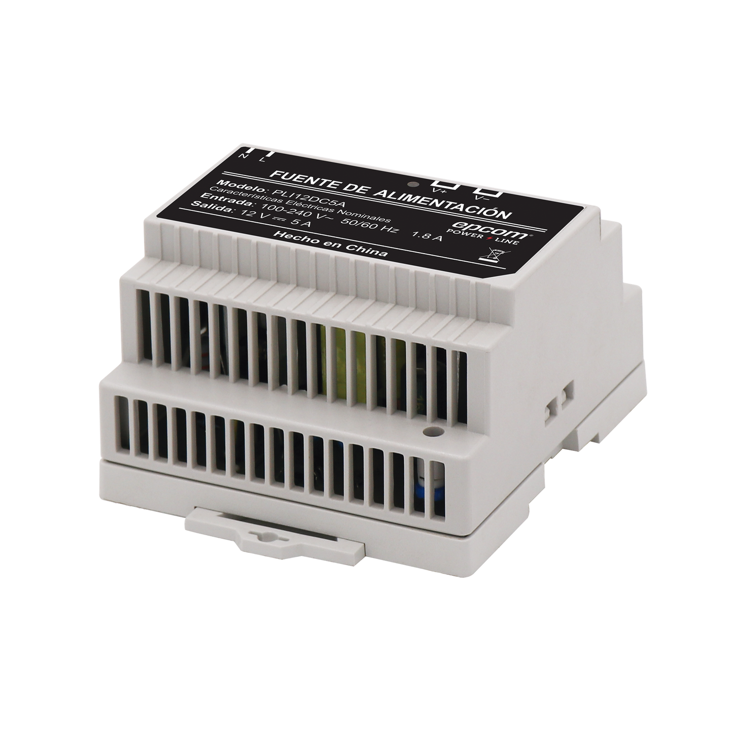 Fuente Industrial Epcom Power Line 12 Vcd 5Amperes EPCOM POWERLINE - Imagen 3