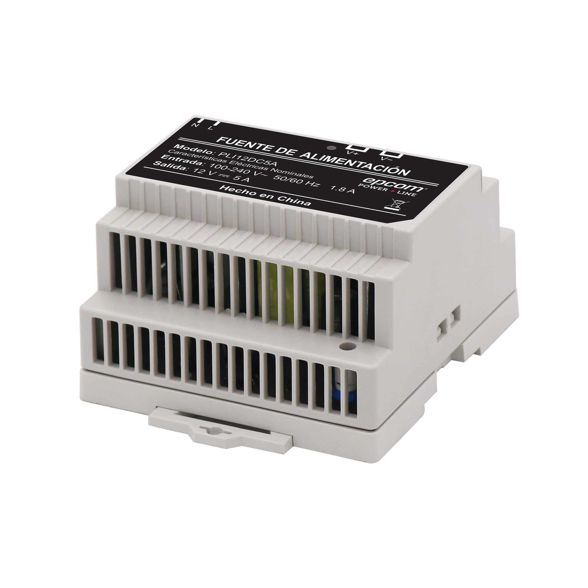 Fuente Industrial Epcom Power Line 12 Vcd 5Amperes EPCOM POWERLINE - Imagen 3