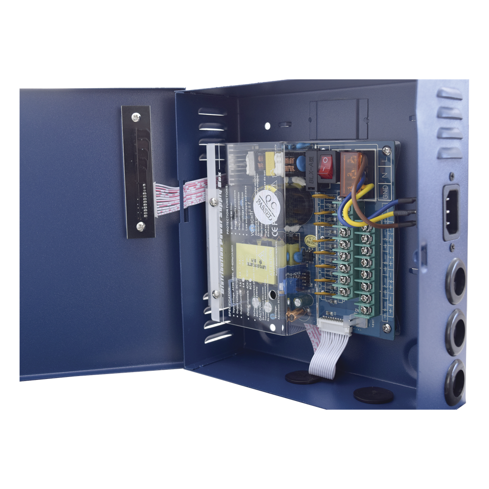 Fuente de Poder CCTV 8 Canales 12-14.8 Vcc 8A 100W Fusible por Canal EPCOM POWERLINE PLK-12-DC-8A - Imagen 4