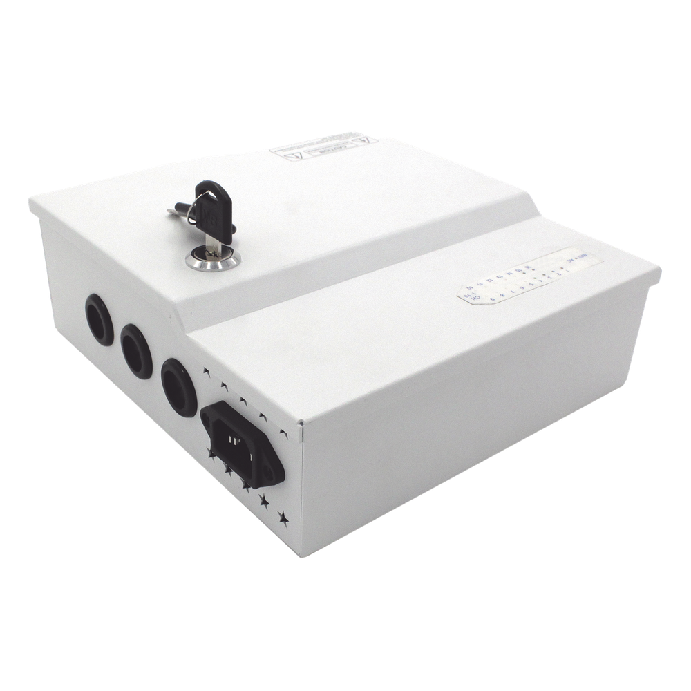 Fuente de poder profesional de 12 Vcc @ 16 A / para 16 cámaras / Con capacidad de batería de respaldo / Requiere batería / Voltaje de entrada de 96-264 Vca EPCOM POWERLINE - Imagen 1