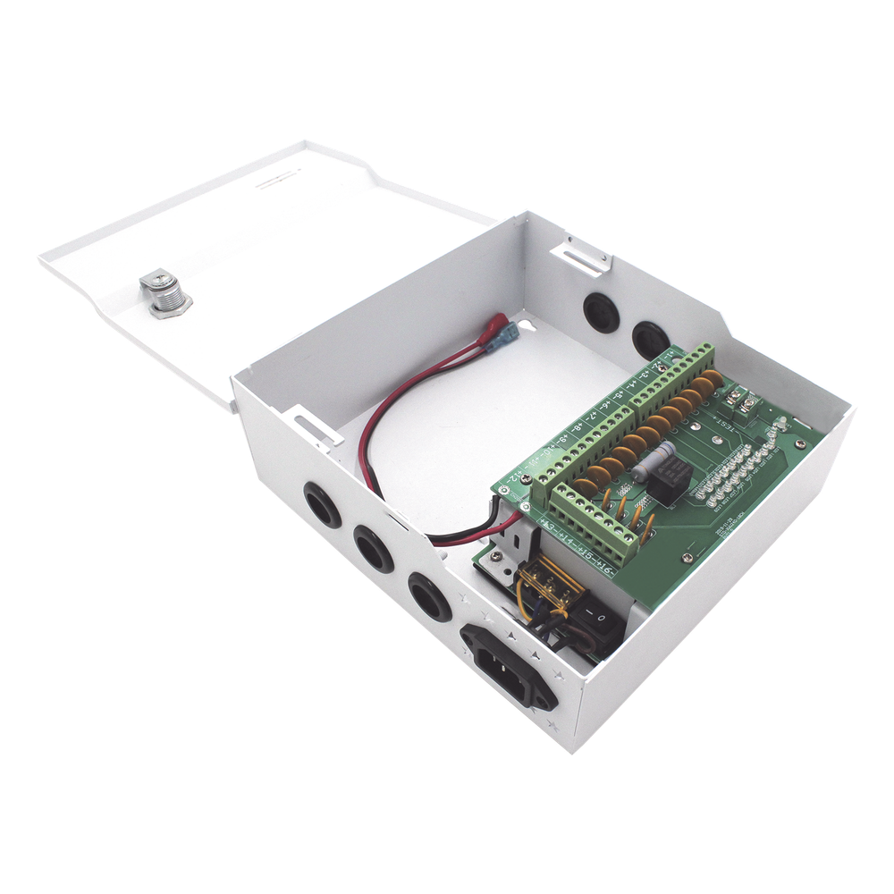 Fuente de poder profesional de 12 Vcc @ 16 A / para 16 cámaras / Con capacidad de batería de respaldo / Requiere batería / Voltaje de entrada de 96-264 Vca EPCOM POWERLINE - Imagen 2