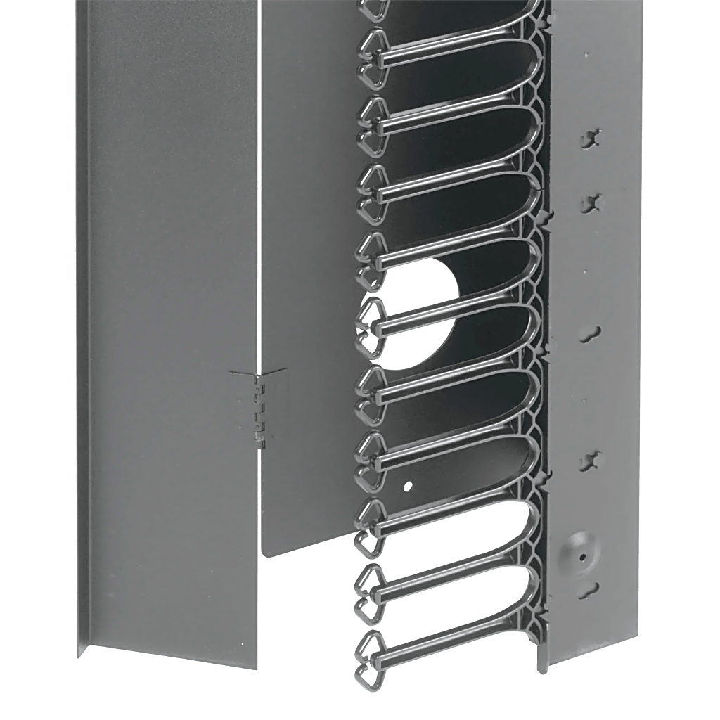 Gabinete Rack ProLine ConnecTek 42 UR 2000 x 800 x 1200 mm con Capacidad 1134 kg Acero, Color Negro Con Organizadores Laterales Frontal y Traseros Incluidos HOFFMAN - Imagen 2